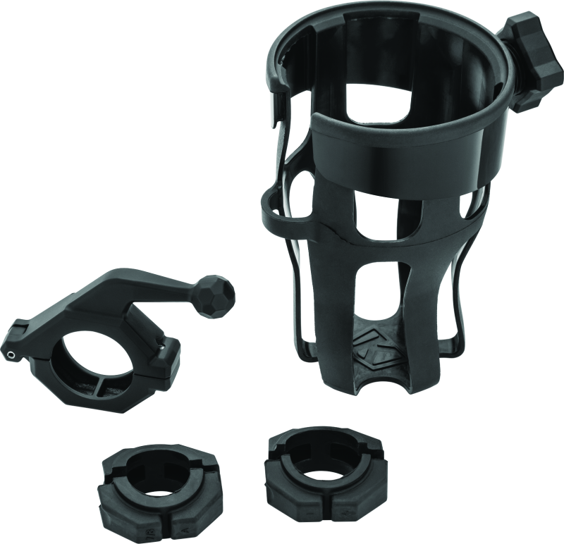 Kuryakyn Universal Reflex Drink Holder With Bar Mount Black Kuryakyn Cup Holders  AXOPROS