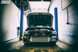 Turbo XS FMIC 2015-2017 Subaru STi - Wrinkle Red Pipes Turbo XS Intercooler Kits  AXOPROS