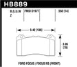 Hawk 2017 Ford Focus HPS 5.0 Front Brake Pads Hawk Performance Brake Pads - Performance  AXOPROS