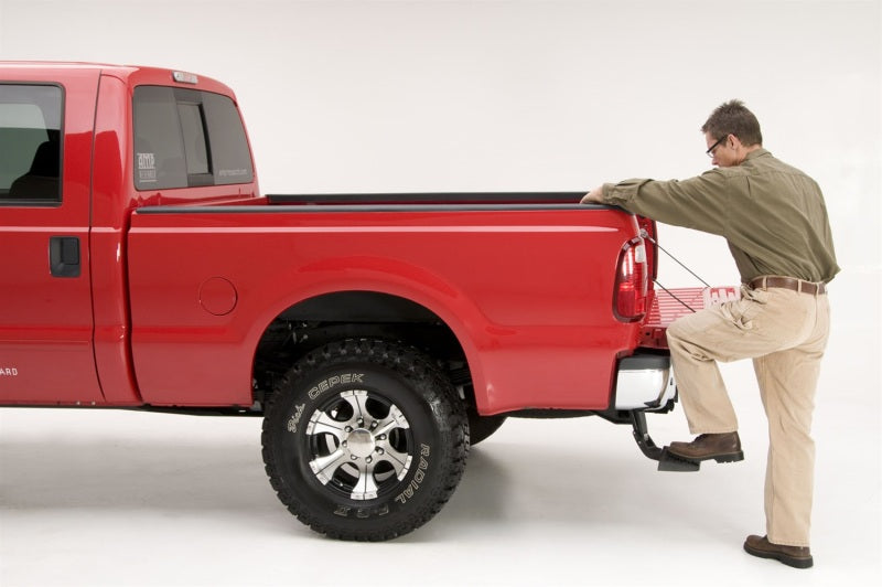 AMP Research 1999-2016 Ford F-250/350/450 BedStep - Black AMP Research Bed Steps  AXOPROS