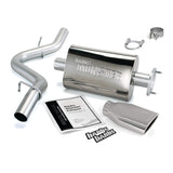 Banks Power Banks Power 04-06 Jeep 4.0L Wrangler Monster Exhaust System - SS Single Exhaust w/ Chrome Tip Catback aftermarket performance part
