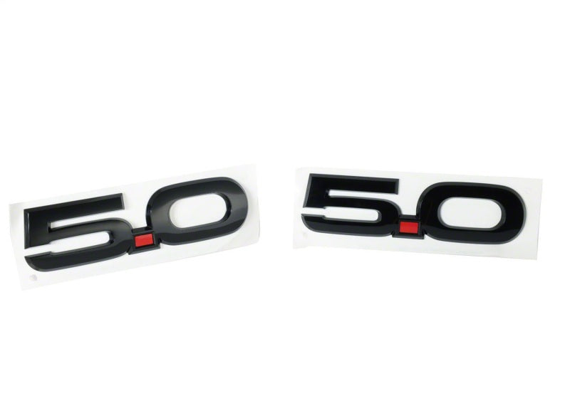Ford Racing 15-17 Ford Mustang 5.0L Fender Emblem Black Ford Racing Other Body Components  AXOPROS