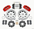 Wilwood Dynapro 6 Front Hat Kit 12.19in Drilled Red 2012 Fiat 500 w/ Lines Wilwood Big Brake Kits  AXOPROS