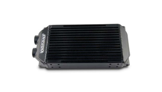 Vibrant Double Pass Oil Cooler Assembly 6in x 10in x 2in Vibrant Oil Coolers  AXOPROS