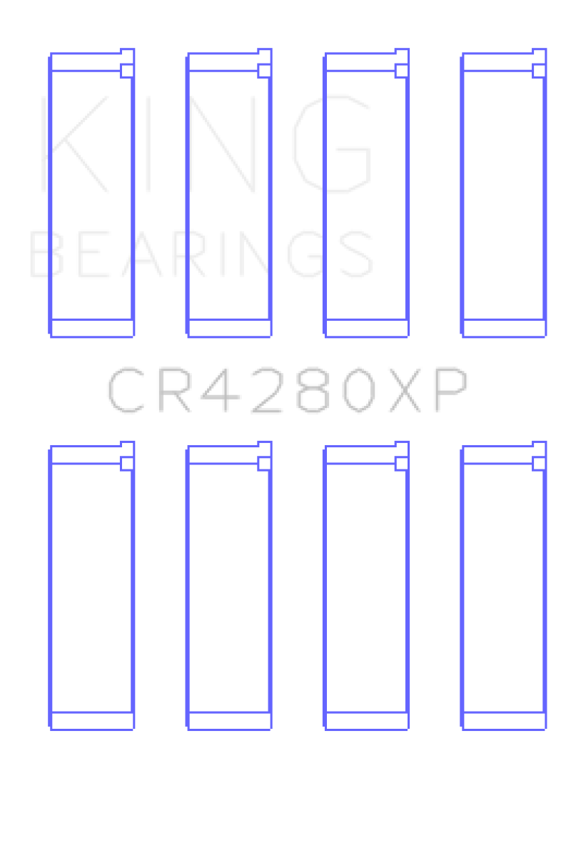 King Subaru WRX/STi EJ20/EJ22/EJ25 48mm Rod Performance Rod Bearing Set - Size STDX King Engine Bearings Bearings  AXOPROS