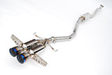 Invidia 2017+ Honda Civic Hatchback Sport/Sport Touring Gemini Titanium Tip Cat-back Exhaust Invidia Catback  AXOPROS