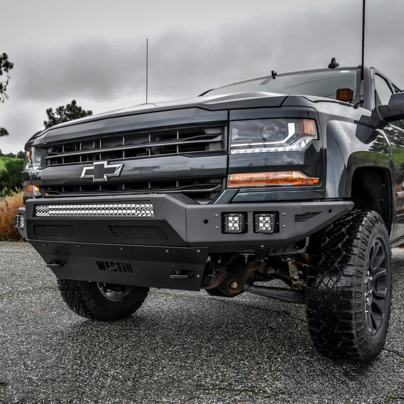 Westin 16-19 Chevy/GMC  Silverado/Sierra 1500 Pro-Mod Front Bumper Westin Bumpers - Steel  AXOPROS