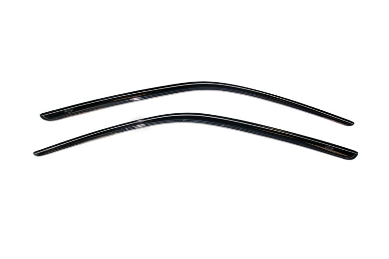 AVS 08-18 Dodge Challenger Ventvisor Outside Mount Window Deflectors 2pc - Smoke AVS Wind Deflectors  AXOPROS