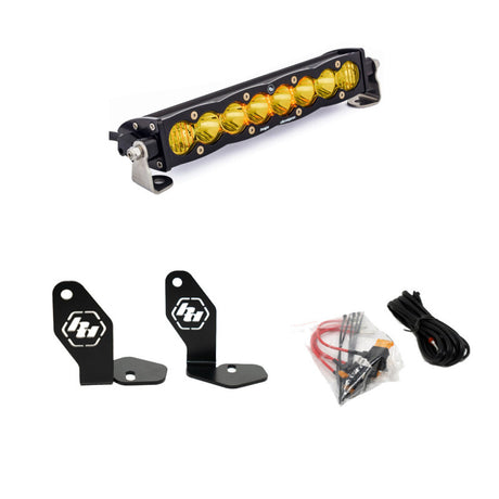 Baja Designs Polaris Pro-R S8 10in Hood Mount Kit - Amber Baja Designs Light Bars & Cubes  AXOPROS