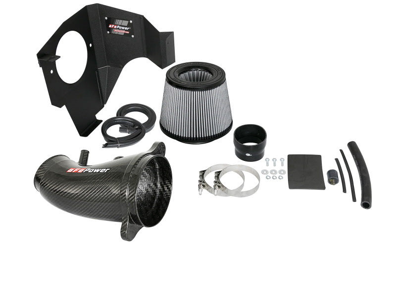 aFe POWER Magnum FORCE Carbon Fiber Stage 2 Pro Dry S CAIS - 11-18 Dodge Challenger/Charger V8-6.4L aFe Cold Air Intakes  AXOPROS