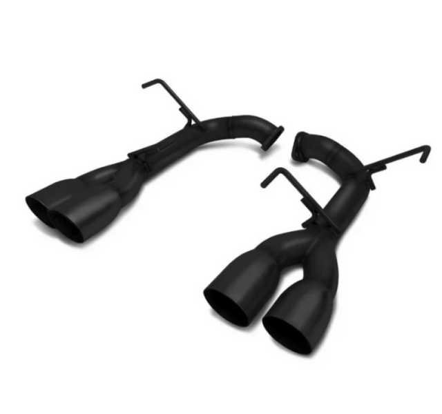 BLOX Racing 2022+ WRX Muffler Delete / Axle Back Single Wall 4in - Matte Black Tips BLOX Racing Muffler Delete Pipes  AXOPROS