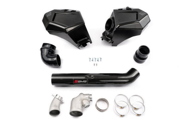 AMS Performance BMW G8X M2/M3/M4 S58 Air Intakes (Carbon Fiber Lid) AMS Short Ram Air Intakes  AXOPROS