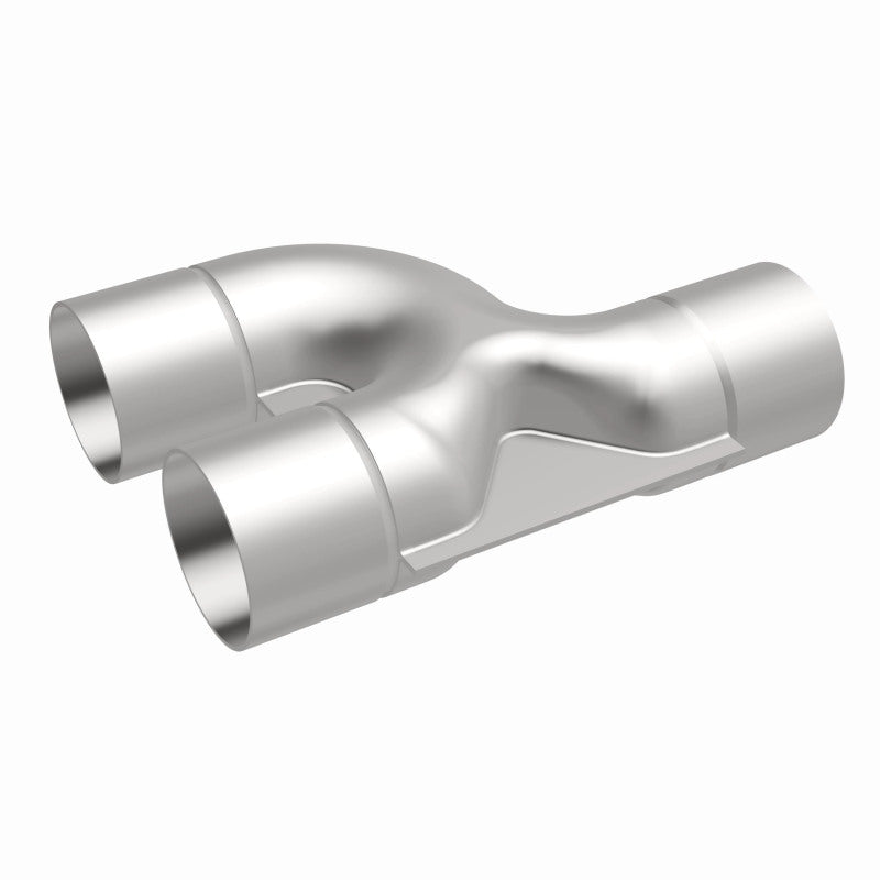 MagnaFlow Smooth Trans Y 2.50inch SS 90 deg. Magnaflow Y Pipes  AXOPROS