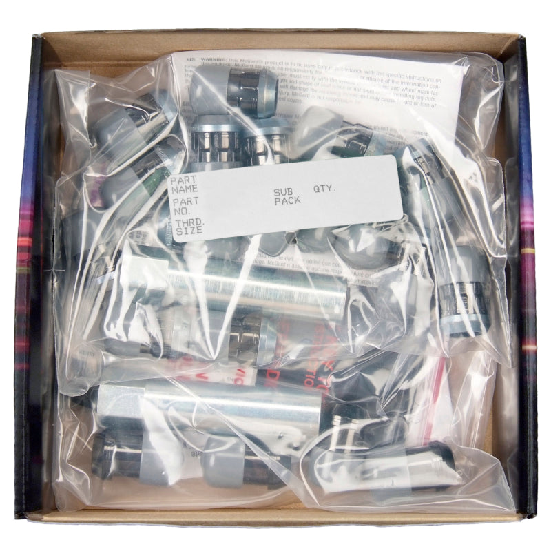 McGard SplineDrive Tuner 5 Lug Install Kit w/Locks & Tool (Cone) M12X1.25 / 13/16 Hex - Black McGard Lug Nuts  AXOPROS