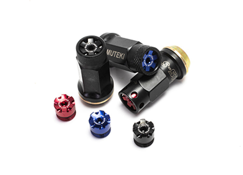 Wheel Mate Muteki Aluminum Closed End Cap 12 X 1.50- Red (24 PCS) Wheel Mate Lug Nuts  AXOPROS