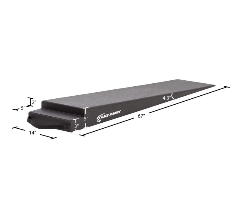 Race Ramps 5in. Trailer Ramp - 4.3 Degree Approach Angle Race Ramps Ramps  AXOPROS