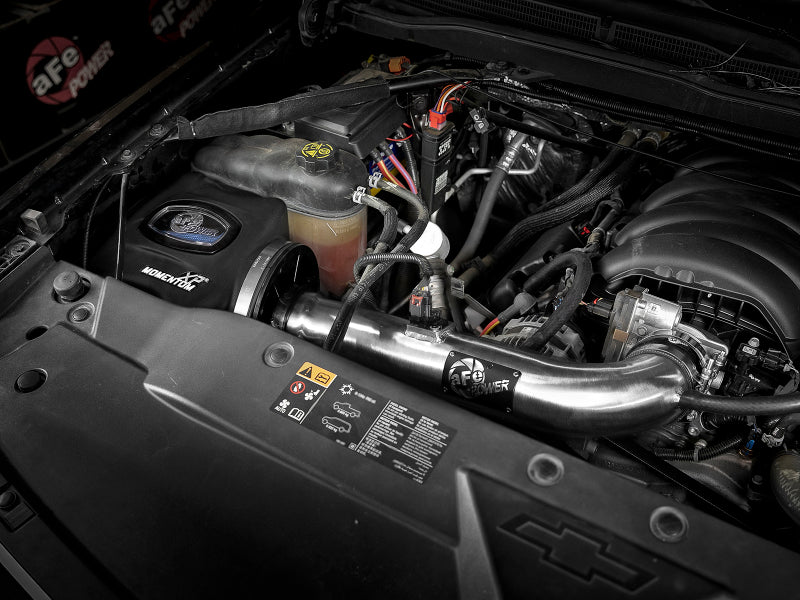 aFe Momentum XP Cold Air Intake System w/ Pro 5R Media Brushed 14-19 GM Silverado/Sierra 1500 aFe Cold Air Intakes  AXOPROS