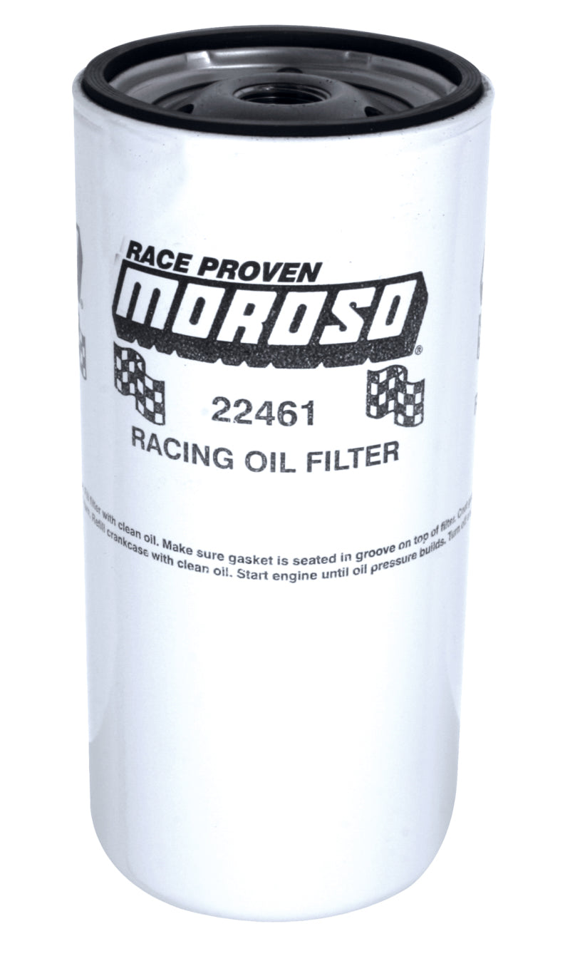 Moroso Chevrolet 13/16in Thread 8in Tall Oil Filter - Racing Moroso Oil Filters  AXOPROS