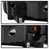 Xtune Ford F250/350/450 Super Duty 05-07 Crystal Headlights Black Smoked HD-JH-FS05-AM-BSM SPYDER Headlights  AXOPROS