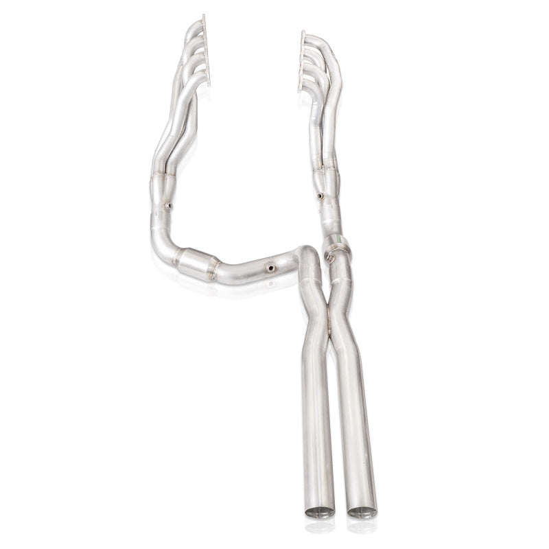 Stainless Works 2019+ Chevrolet Silverado 5.3/6.2 Catted Headers 1-7/8in Primaries 3in Leads X-Pipe Stainless Works Headers & Manifolds  AXOPROS