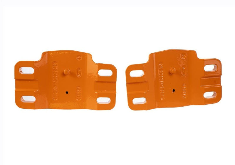 Ford Racing 2021+ Bronco Front Bumper Tow Hooks - Orange (Pair) Ford Racing Tow Hooks  AXOPROS