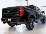 AWE Tuning 22-23 GMC Sierra 1500 AT4X 6.2L 0FG Catback Split Dual (Flat Bumper) - Diamond Black Tips AWE Tuning Catback  AXOPROS