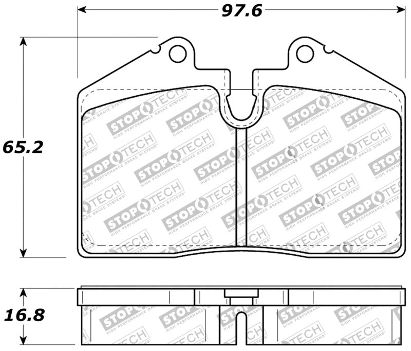 StopTech Performance Pad Stoptech Brake Pads - Performance  AXOPROS