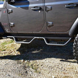 Westin 18-22 Jeep Wrangler JL Unlimited Outlaw Nerf Step Bars Westin Nerf Bars  AXOPROS