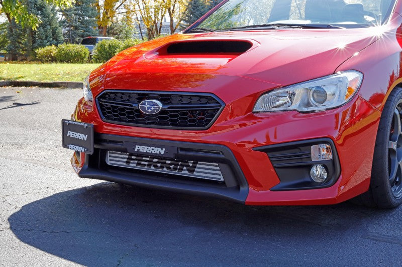 PERRIN 18-21 Subaru WRX/STI (w/FMIC ONLY) License Plate Relocation Kit Perrin Performance License Plate Relocation  AXOPROS