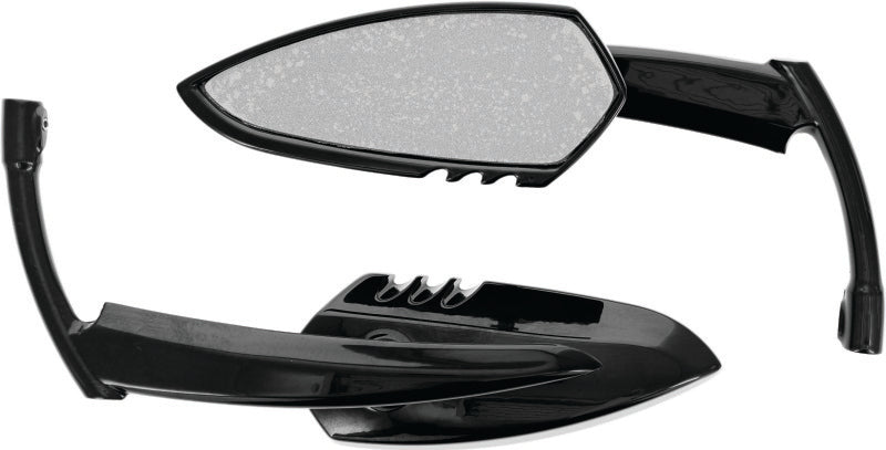 Kuryakyn Scythe Mirrors Black Kuryakyn Rear View Mirrors  AXOPROS