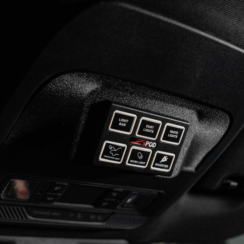 SPOD sPOD 2023+ Ford F250/F350 Super Duty Mini6 SourceLT Vehicle Power Management Kit Switch Panels aftermarket performance part