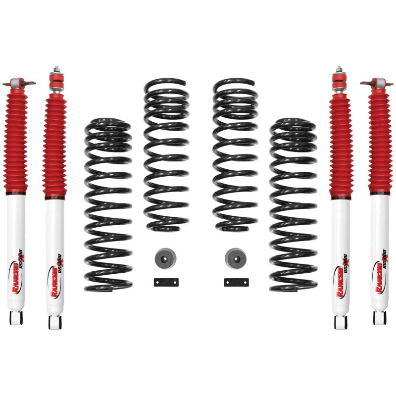Rancho 07-17 Jeep Wrangler Front and Rear Suspension System - Master Part Number / One Box Rancho Lift Kits  AXOPROS