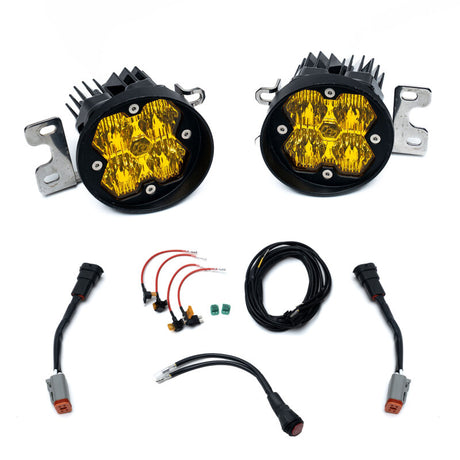 Baja Designs Baja Designs 12-23 Tacoma / 14-21 Tundra / 10-24 4Runner Squadron Sport 2.0 Fog Kit(WC) - Baja Amber Fog Lights aftermarket performance part