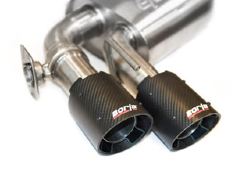 Borla 17-18 Chevrolet Camaro ZL1 6.2L V8 Atak Catback Exhaust w/ Dual Mode Valves CF Black Anod Borla Catback  AXOPROS