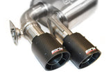 Borla 17-18 Chevrolet Camaro ZL1 6.2L V8 Atak Catback Exhaust w/ Dual Mode Valves CF Black Anod Borla Catback  AXOPROS