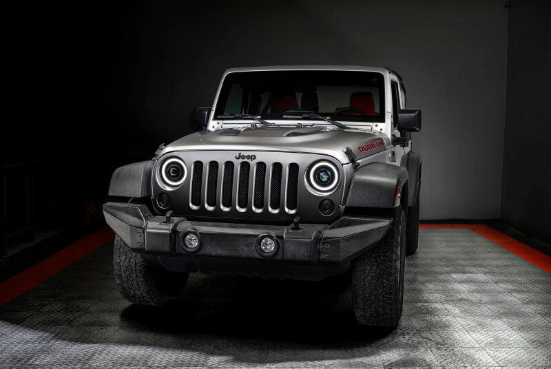 Oracle Oculus 7in Bi-LED Projector Headlights for Jeep Wrangler JK - 6000K SEE WARRANTY ORACLE Lighting Headlights  AXOPROS