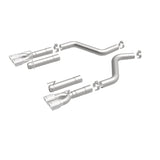 MagnaFlow Axle-Back, SS, 3in, Quad Split Rear 3.5 Tips 2015 Dodge Challenger incl SRT Hellcat Magnaflow Catback  AXOPROS