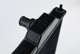 CSF 96-07 Mitsubishi Evo 4/5/6/7/8/9 Full-Slim Radiator w/12in Fan & Shroud/-16AN - Black CSF Radiators  AXOPROS
