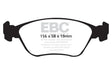 EBC 98-05 Volvo C70 2.3 Turbo T5 (16in Wheels) Yellowstuff Front Brake Pads EBC Brake Pads - Performance  AXOPROS
