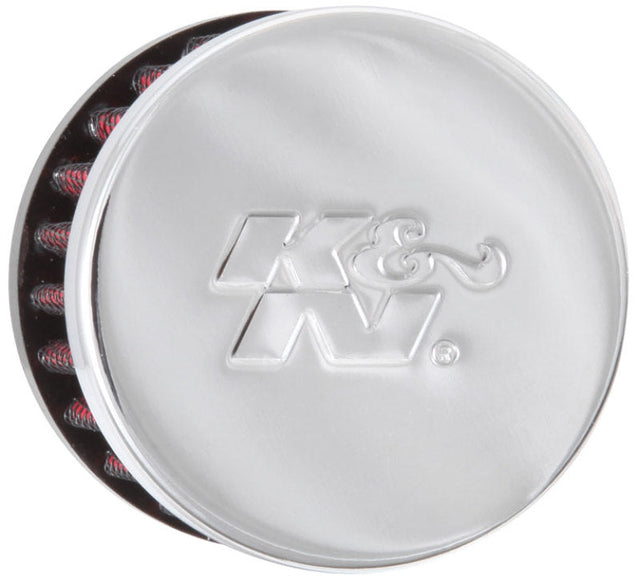 K&N 0.625 inch ID 2 inch OD 1.5 inch H Clamp On Crankcase Vent Filter K&N Engineering Air Filters - Universal Fit  AXOPROS