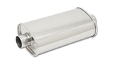 Vibrant StreetPower Oval Muff 5inx9in x 15in long Muff body 3.5in in I.D. x 3.5in out Center-Center Vibrant Muffler  AXOPROS
