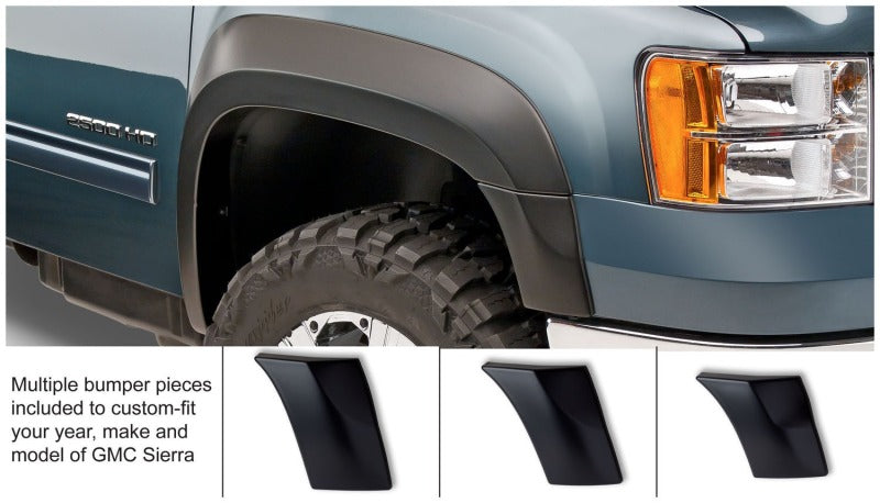 Husky Liners 07-14 GMC Sierra 2500 HD EAF Style Fender Flares - 4pc Husky Liners Fender Flares  AXOPROS