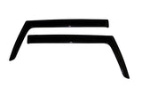 AVS 07-14 Toyota FJ Cruiser Ventvisor Outside Mount Window Deflectors 2pc - Smoke AVS Wind Deflectors  AXOPROS