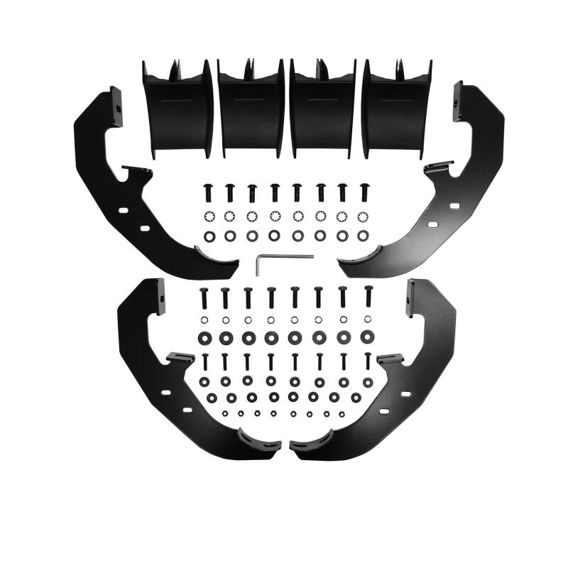 Westin 19-20 Chevrolet Silverado / GMC Sierra 1500 Reg Cab PRO TRAXX 4 Oval Nerf Step Bars - Black Westin Nerf Bars  AXOPROS