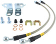 StopTech Stainless Steel Front Brake Lines 2015 Ford Mustang Base/V6/GT w/ 320mm & 352mm Front Discs Stoptech Brake Line Kits  AXOPROS