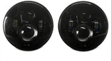 Raxiom 97-18 Jeep Wrangler TJ/JK Axial Series LED Daymaker Headlights- Black Housing (Clear Lens) Raxiom Headlights  AXOPROS