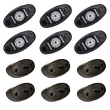 Rigid Industries Rock Light Kit- Blue (6 lights) Rigid Industries Sidemarkers & Indicators  AXOPROS