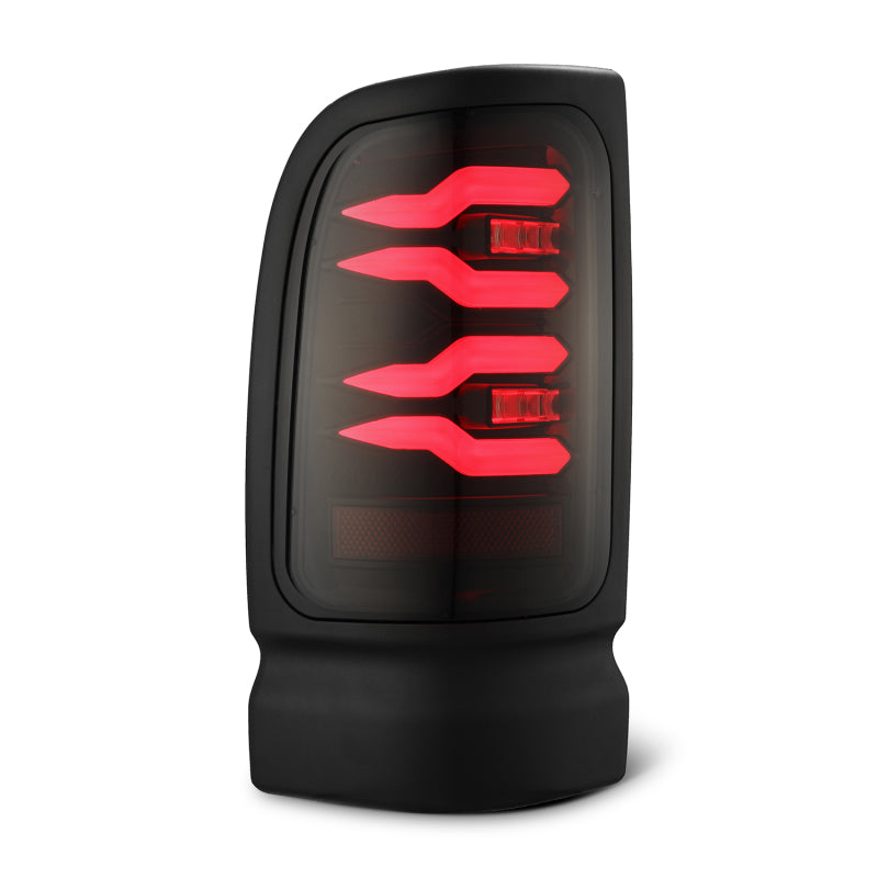 AlphaRex AlphaRex 94-01 Dodge Ram 1500/2500/3500 LUXX-Series LED Tail Lights - Black/Red Tail Lights aftermarket performance part
