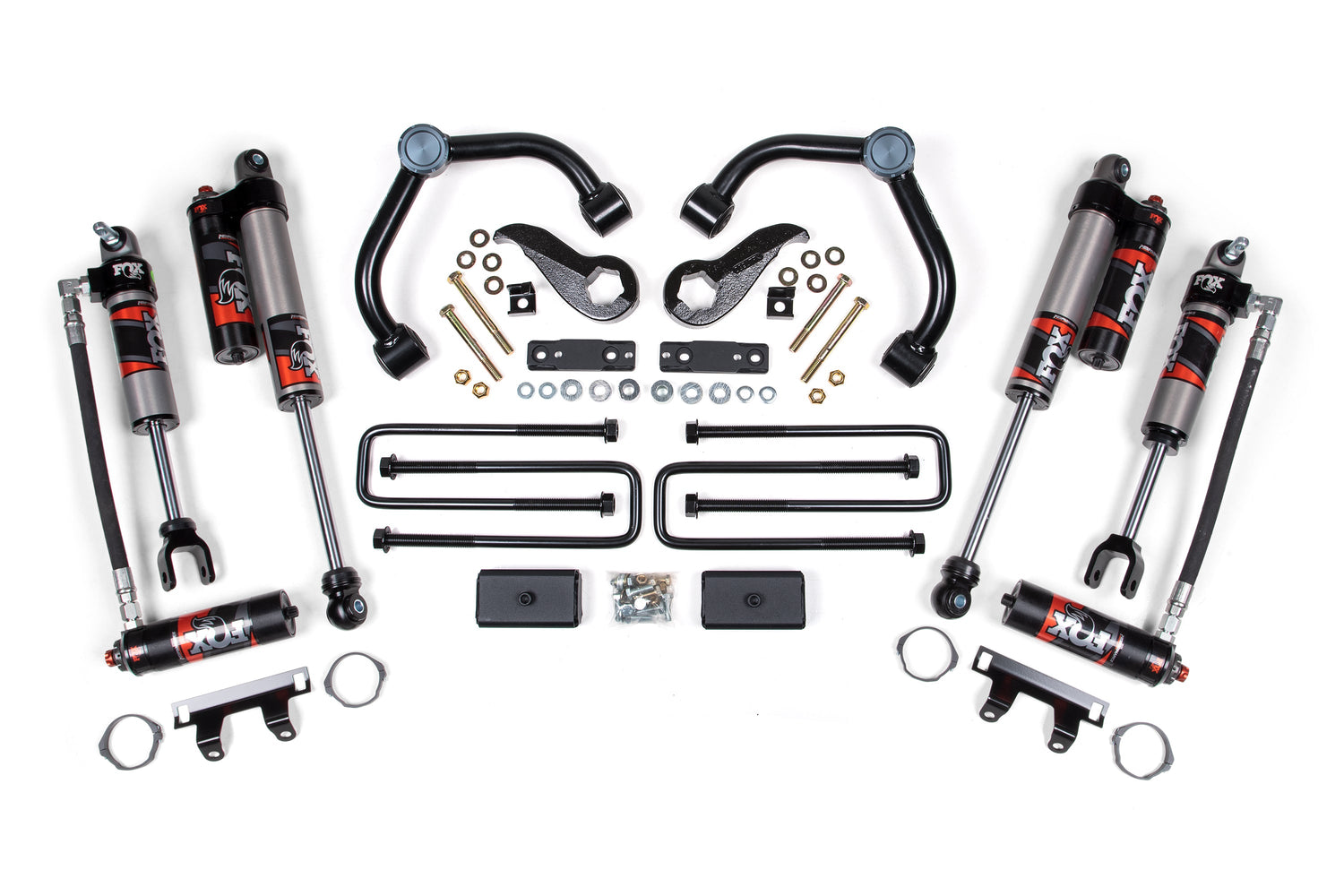 3 Inch Lift Kit - FOX Performance Elite - Chevy Silverado Or GMC Sierra 2500HD/3500HD (20-24) BDS Suspension Suspension Lift Kit  AXOPROS