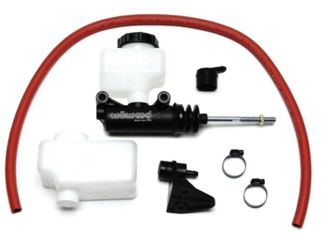 Wilwood Short Remote Side Mount M/C Kit 7/8in Bore 3/8in-24 Banjo Outlet Wilwood Brake Master Cylinder  AXOPROS